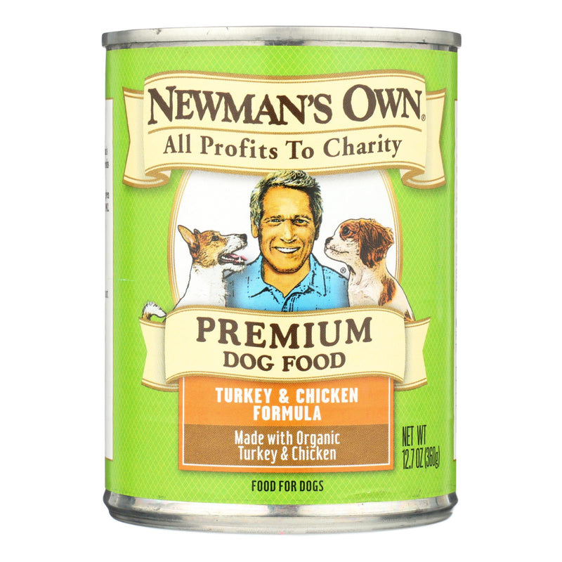 Newman's Own Organics Turkey and Chicken (Pack of 12) - Organic - 12.7 Oz - Cozy Farm 