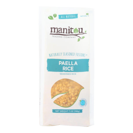 Manitou Trading Company All Natural Paella Rice - Case Of 6 - 7 Oz - Cozy Farm 