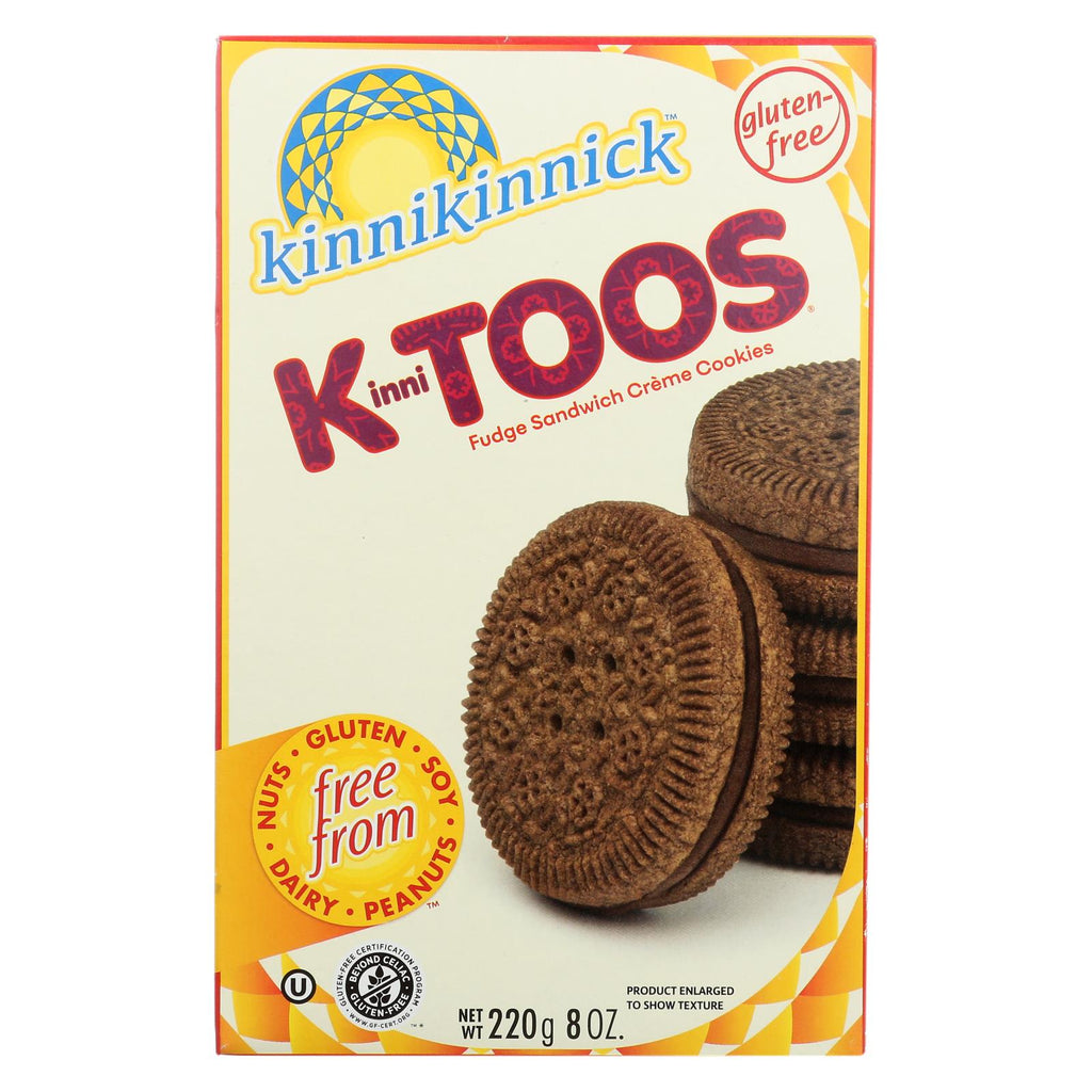 Kinnikinnick Cookies (Pack of 6) - Fudge Cream - 8 Oz. - Cozy Farm 