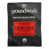 Groundwork Organic Coffee - Lky Jk Medium Roast - 12 oz. Pack of 6 - Cozy Farm 