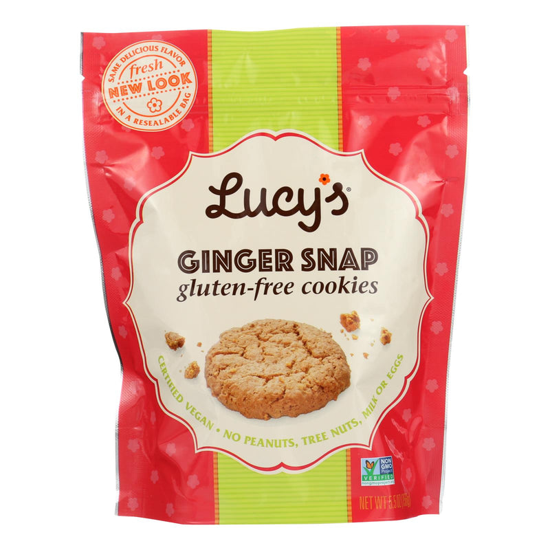 Dr. Lucy's - Cookies - Ginger Snap - Case Of 8 - 5.5 Oz. - Cozy Farm 