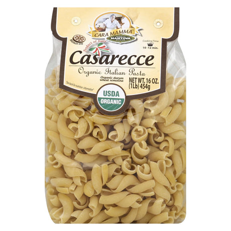 Fratelli Mantova Casarecce Organic Italian Pasta (Pack of 6 - 16 Oz.) - Cozy Farm 