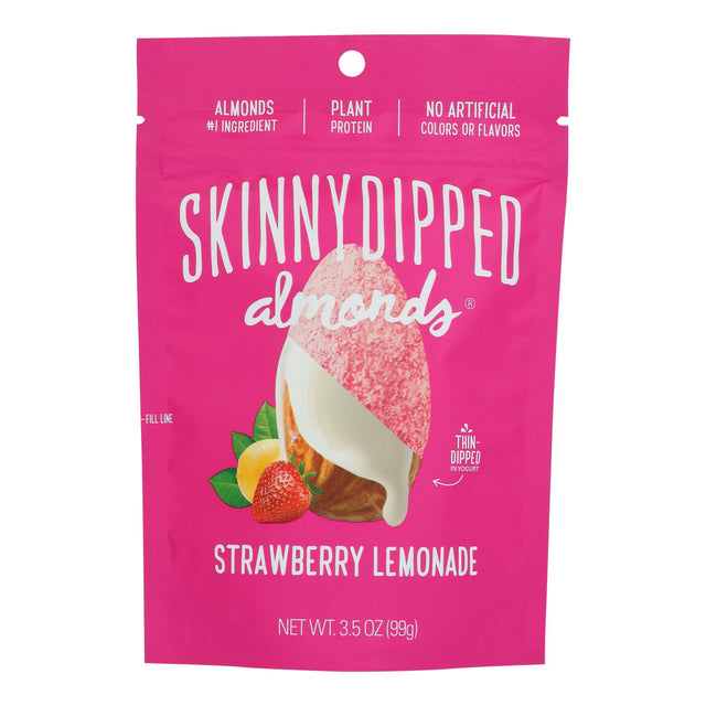 Skinnydipped Strawberry Lemonade Almonds - 3.5 Oz Pack of 10 - Cozy Farm 