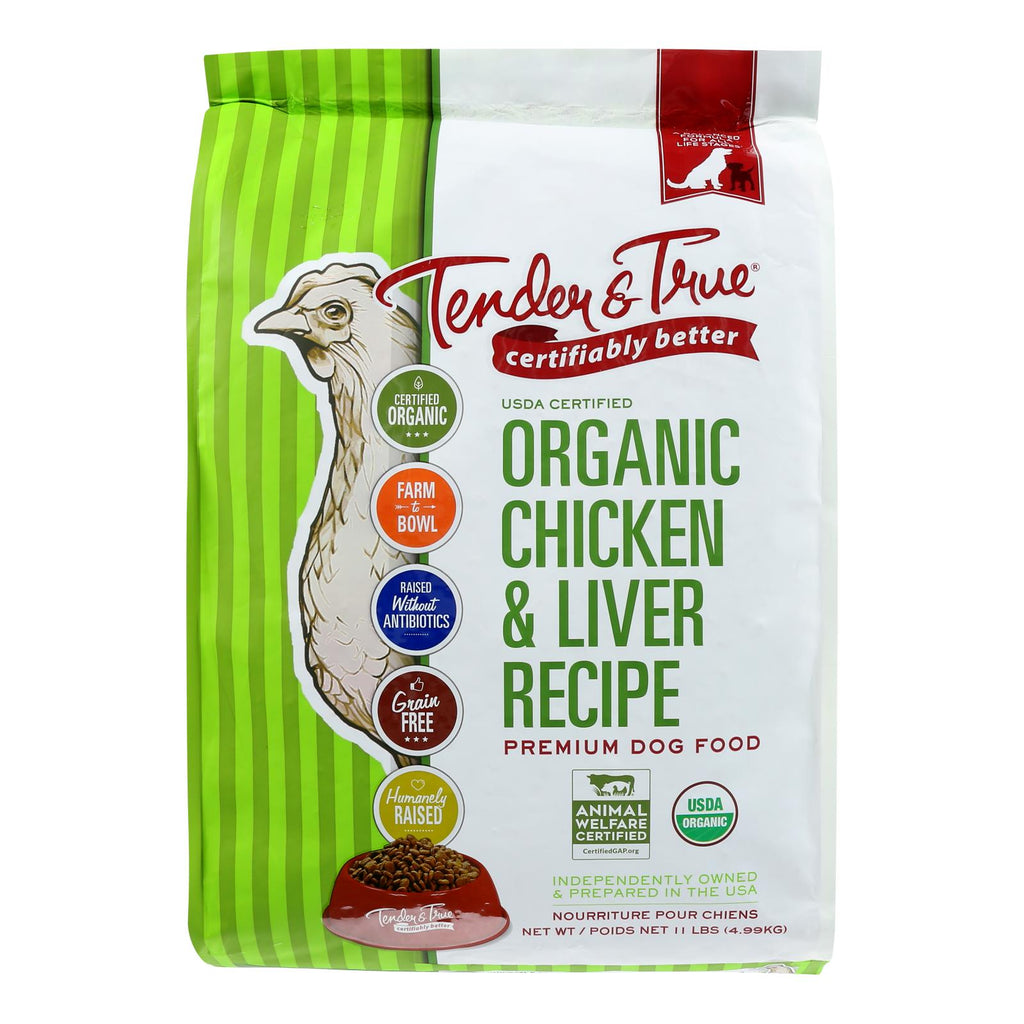 Tender & True Dog Food  - Chicken and Liver - 11 Lb - Cozy Farm 