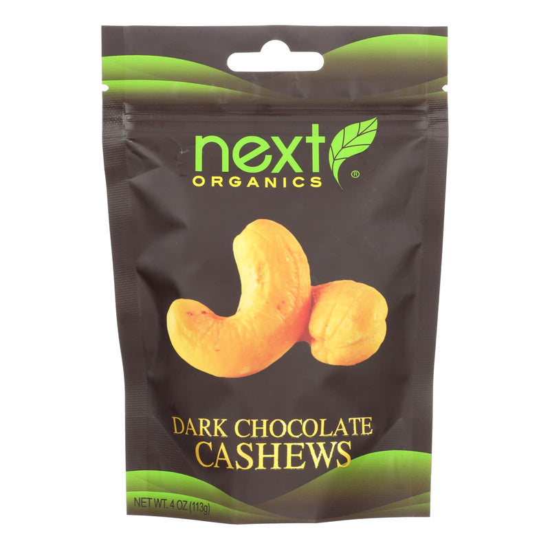 Next Organics (Pack of 6) Dark Chocolate Cashews - 4 Oz - Cozy Farm 