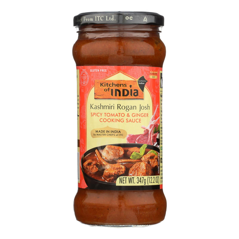 Kitchens Of India Spicy Tomato & Ginger Cooking Sauce  - Case Of 6 - 12.2 Oz - Cozy Farm 