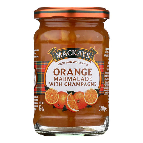 Mackays Marmalade with Bubbly Champagne & Orange Zest (Pack of 6) 12 Oz - Cozy Farm 