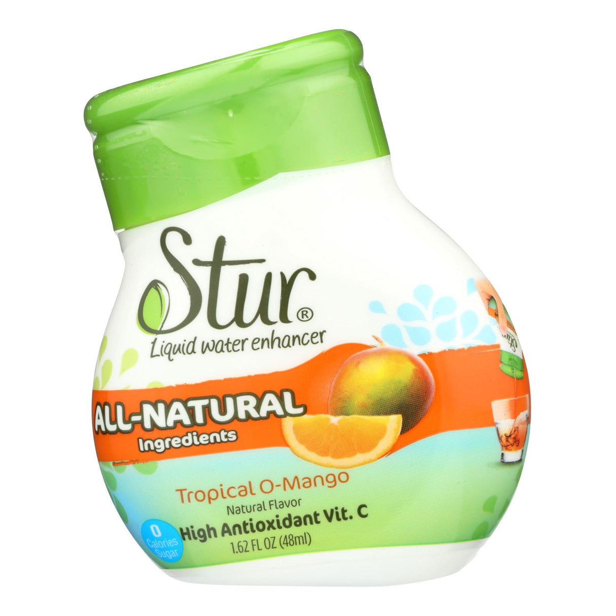 Stur Orange Mango Natural Liquid Water Enhancer - Pack of 6 (1.62 fl oz) - Cozy Farm 