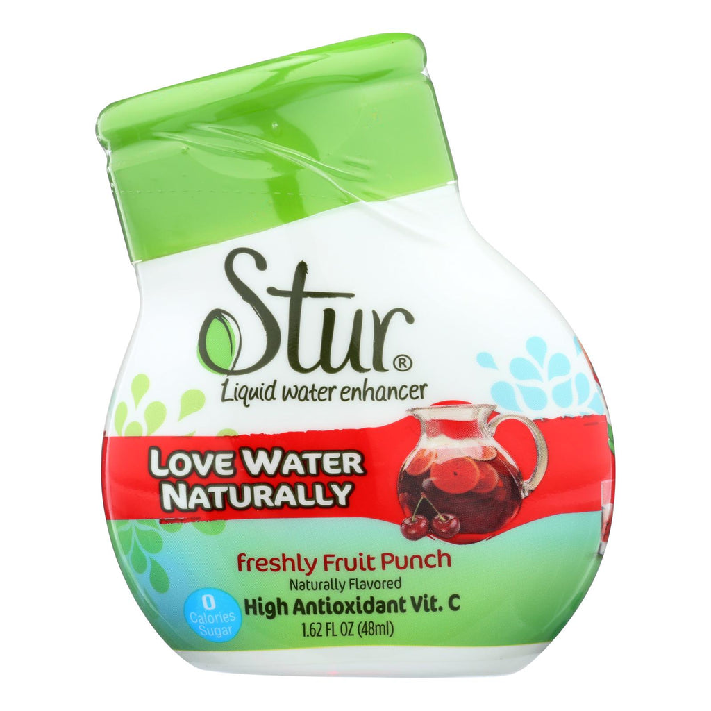 Stur Fruit Punch Liquid Water Enhancer - Case of 6 - 1.62 oz - Cozy Farm 