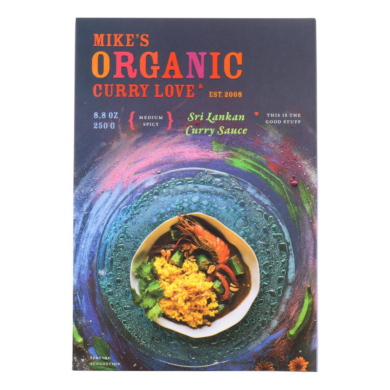 Mike's Organic Curry Love (Pack of 6) - 8.8 Fl Oz Sri Lankan Sauce - Cozy Farm 