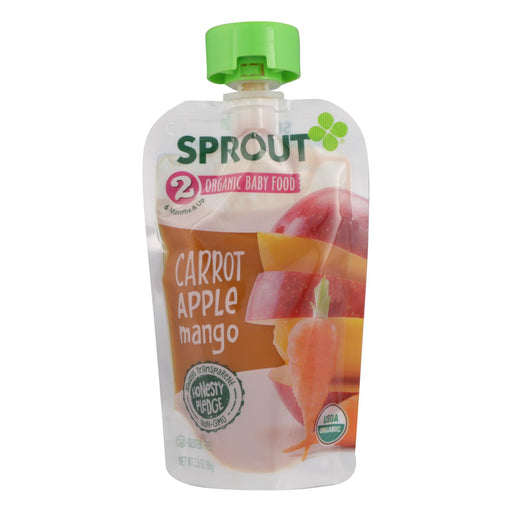 Sprout Foods Inc - Baby Food Carrot Apple & Mango - 3.5 Oz - Case of 12 - Cozy Farm 