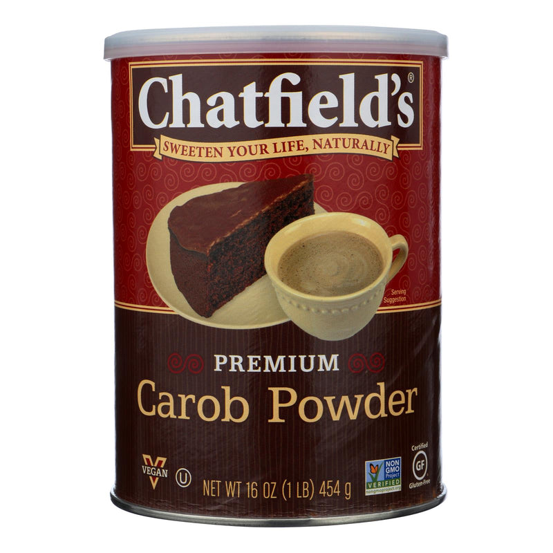 Chatfield's Carob Powder - No Chocolate - Cocoa Or Caffeine - Case Of 12 - 16 Oz - Cozy Farm 