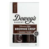 Dewey's Bakery Brownie Crisp Cookies, 9 Oz - Pack of 6 - Cozy Farm 