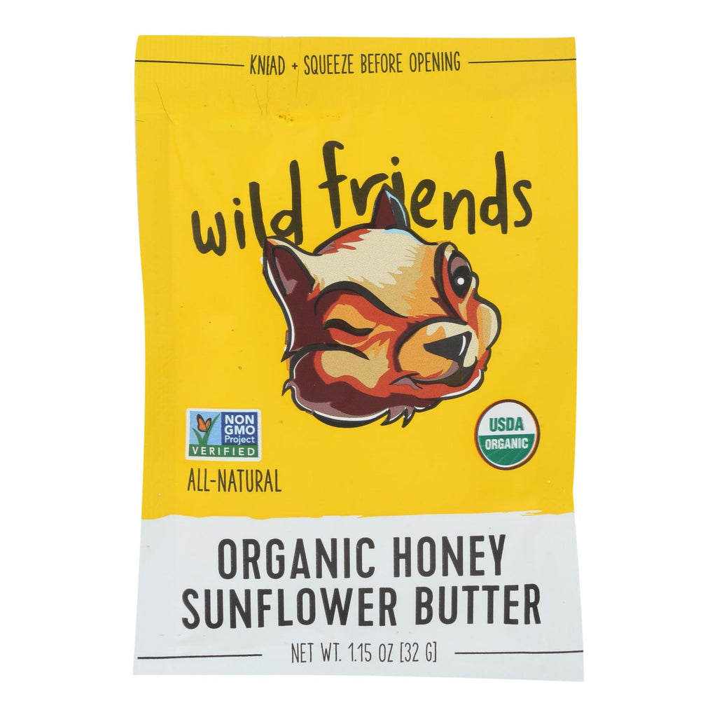 Wild Friends Organic Sunflower Butter - Honey - 1.15 Oz - Case Of 10 - Cozy Farm 