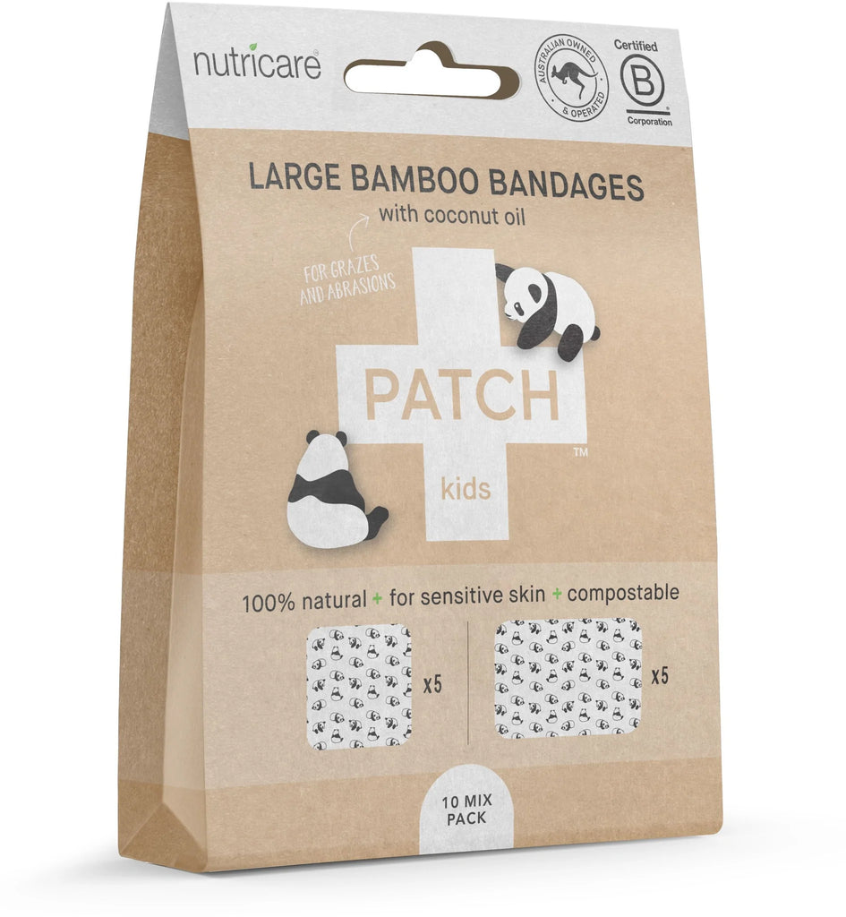 Patch - Bandage Kids Coconut Bamboo (Pack of 5-10 Ct) - Cozy Farm 