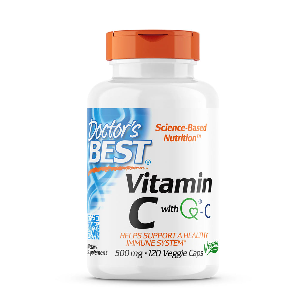 Doctor's Best Vitamin C 500mg (Pack of 120 Vcaps) - Cozy Farm 