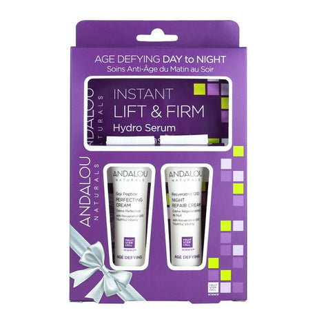 Andalou Naturals Age Defying Day & Night Duo Gift Kit - Cozy Farm 