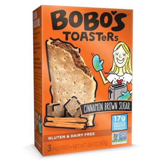 Bobo's Oat Bars - Toaster Pastry Cinnamon Brown (Pack of 3) 8-6.6 Oz - Cozy Farm 