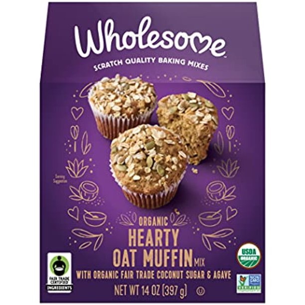 Wholesome Baking Mix Muffin Hearty Oat (Pack of 6) 14 Oz - Cozy Farm 