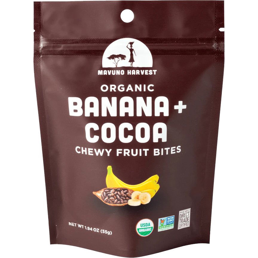 Mavuno Harvest Frt/Bts Cocoa Banana (Pack of 8) 1.94 Ounce - Cozy Farm 