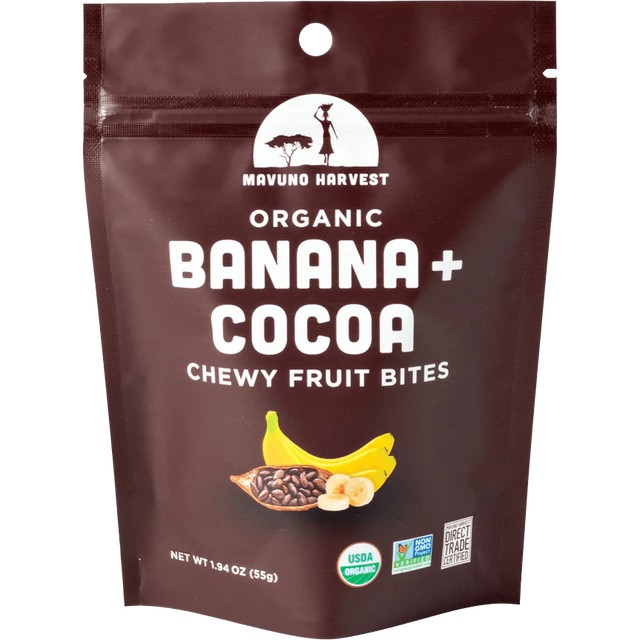 Mavuno Harvest Frt/Bts Cocoa Banana (Pack of 8) 1.94 Ounce - Cozy Farm 