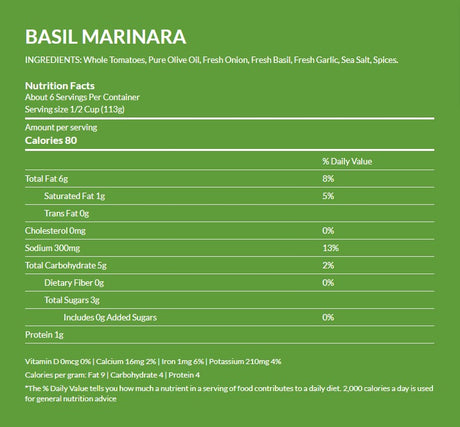Hoboken Farms Tomato Basil, 6 Pack | 25oz Jars - Cozy Farm 