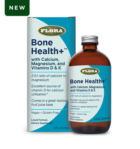 Flora Bone Health Liquid - Supports Strong Bones - 8 Oz - Cozy Farm 