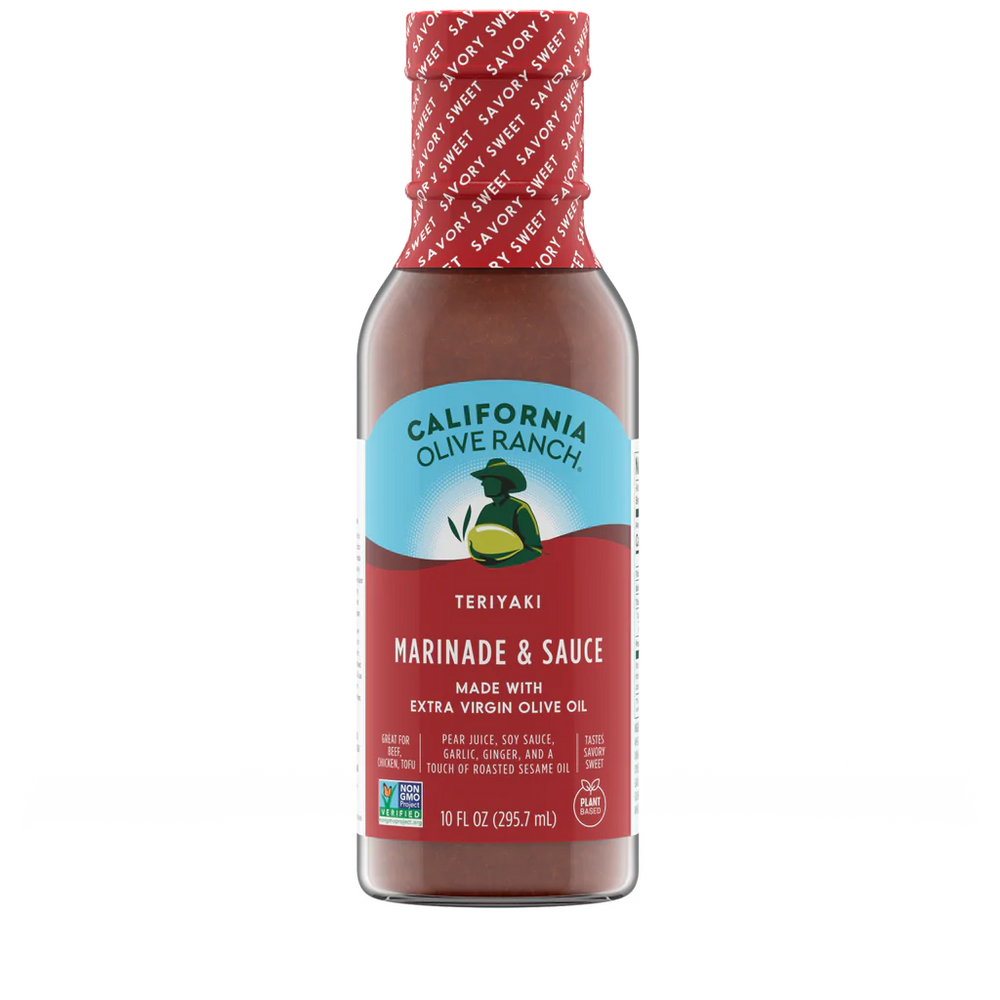 California Olive Ranch Teriyaki Marinade & Sauce (Pack of 6-10 Fl Oz) - Cozy Farm 
