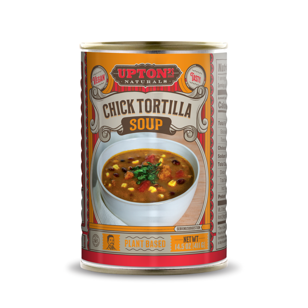 Upton's Naturals - Soup Vegan Chick'n Tortilla (Pack of 8 14.5oz) - Cozy Farm 