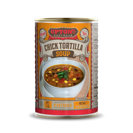 Upton's Naturals: Vegan Chick'n Tortilla Soup (Pack of 8 x 14.5 oz) - Cozy Farm 