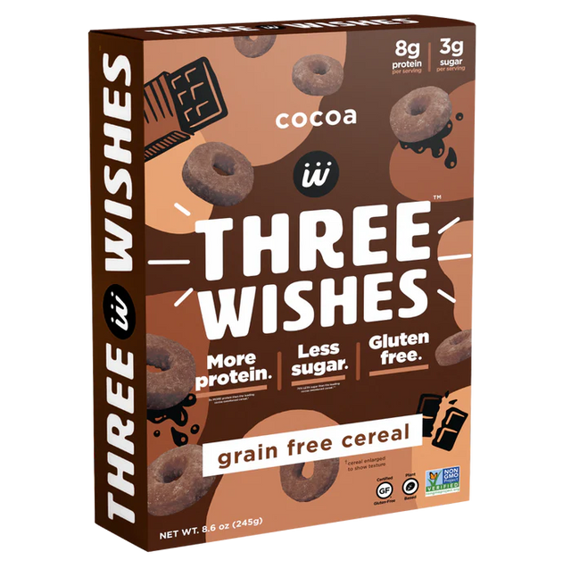 Three Wishes Cereal Cocoa Chocolat Gluten Free (Pack of 6 - 8.6 Oz) - Cozy Farm 