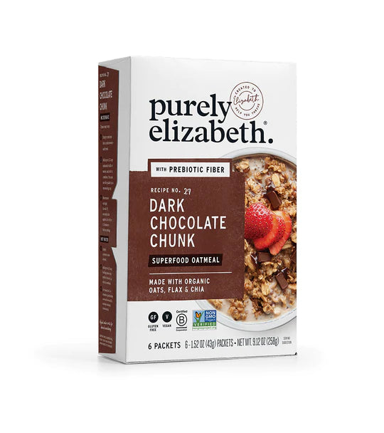 Purely Elizabeth Oatmeal Chocolate Chunk (Pack of 6 - 9.12 Oz Bags) - Cozy Farm 