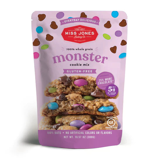 Miss Jones Baking Co - Evrydy Dlcs Monster Cookie (Pack of 6 10.57 Oz) - Cozy Farm 