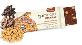 Gomacro Organic Double Chocolate Peanut Butter Bar (Pack of 7) 4.2 Oz - Cozy Farm 
