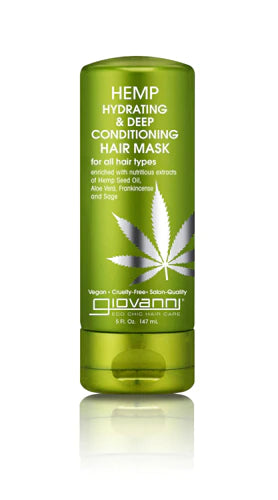 Giovanni Hair Care Products - Hemp Hair Mask Hydrate Conditioner  - 5 Fl Oz - Cozy Farm 