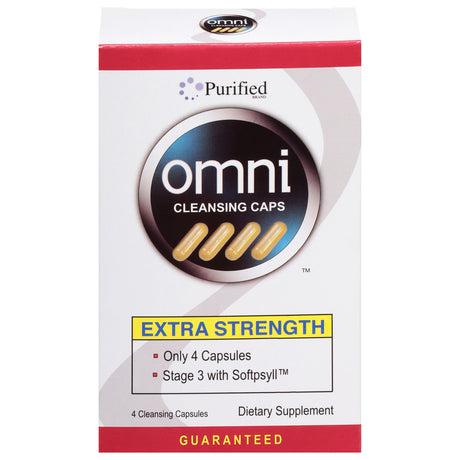 Omni Cleansing Pills: Deep Cleanse in 1 Dose (4 Capsules, Made in USA) - Cozy Farm 