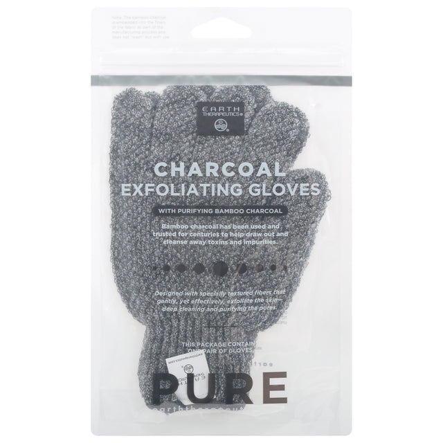 Earth Therapeutics Charcoal Exfoliating Glove - Cozy Farm 