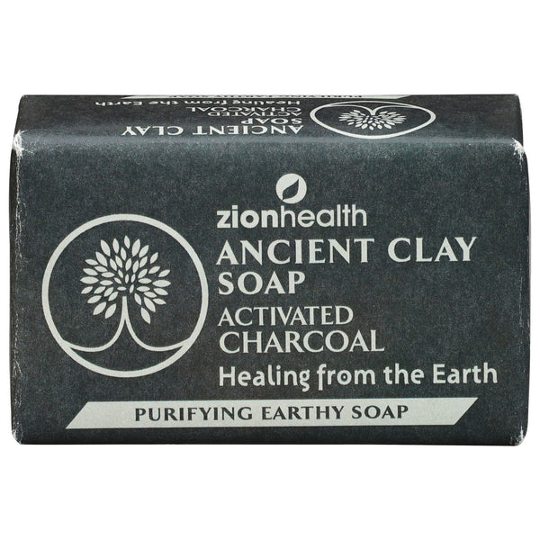 Zion Health Ancient Clay Soap with Charcoal - 6 Oz - Cozy Farm 