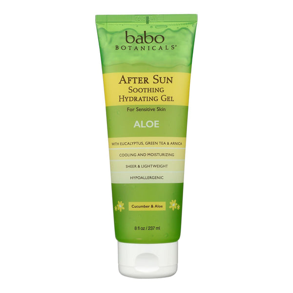 Babo Botanicals After Sun Soothing Gel, 8 Oz - Cozy Farm 