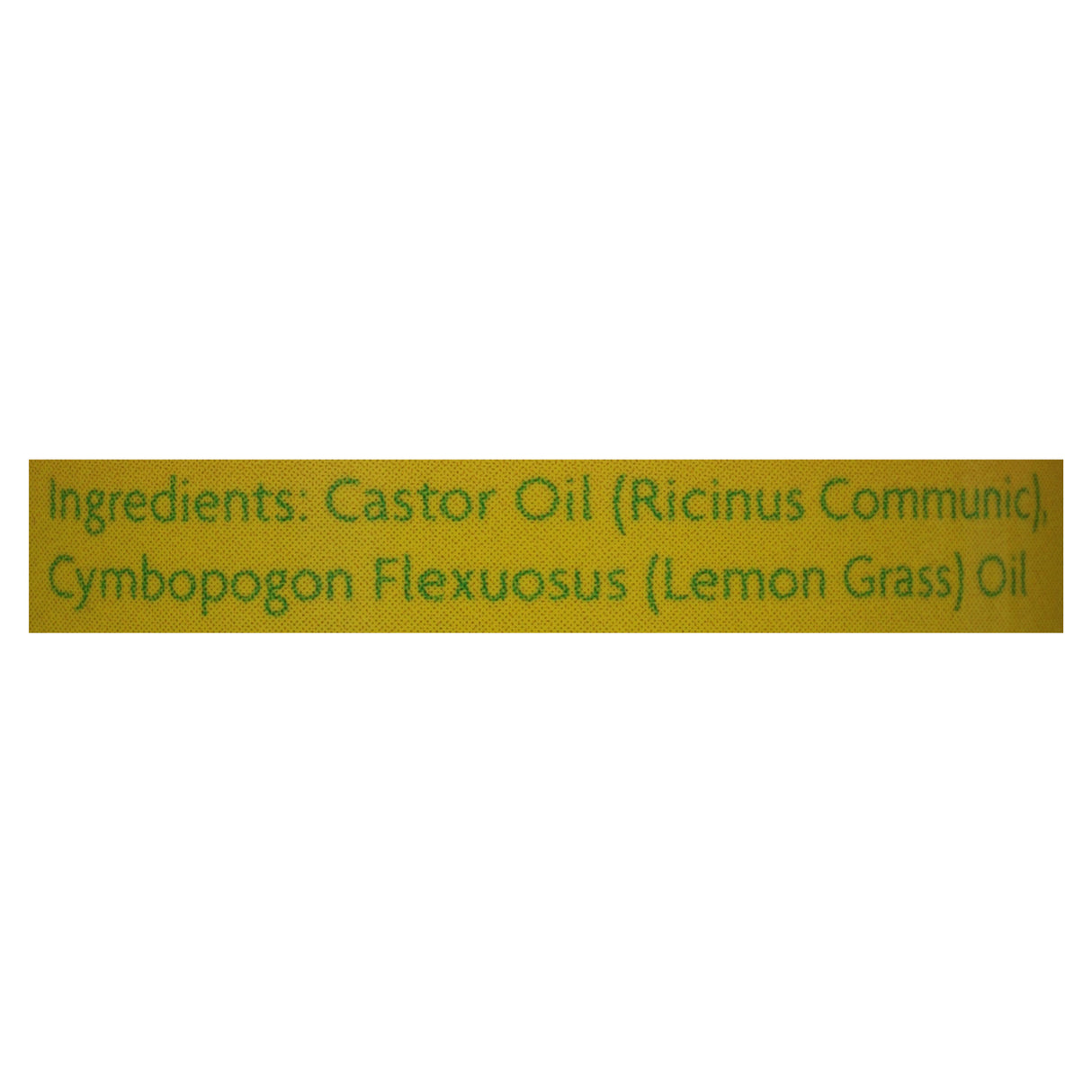 JMc N Island Twist Black Caster Oil with Lemongrass - 4 Fl Oz - Cozy Farm 