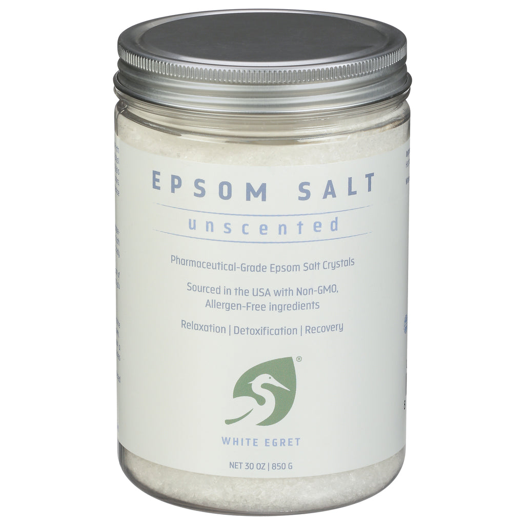 White Egret - Epsom Salt Unscented - 1 Each - 30 Oz - Cozy Farm 