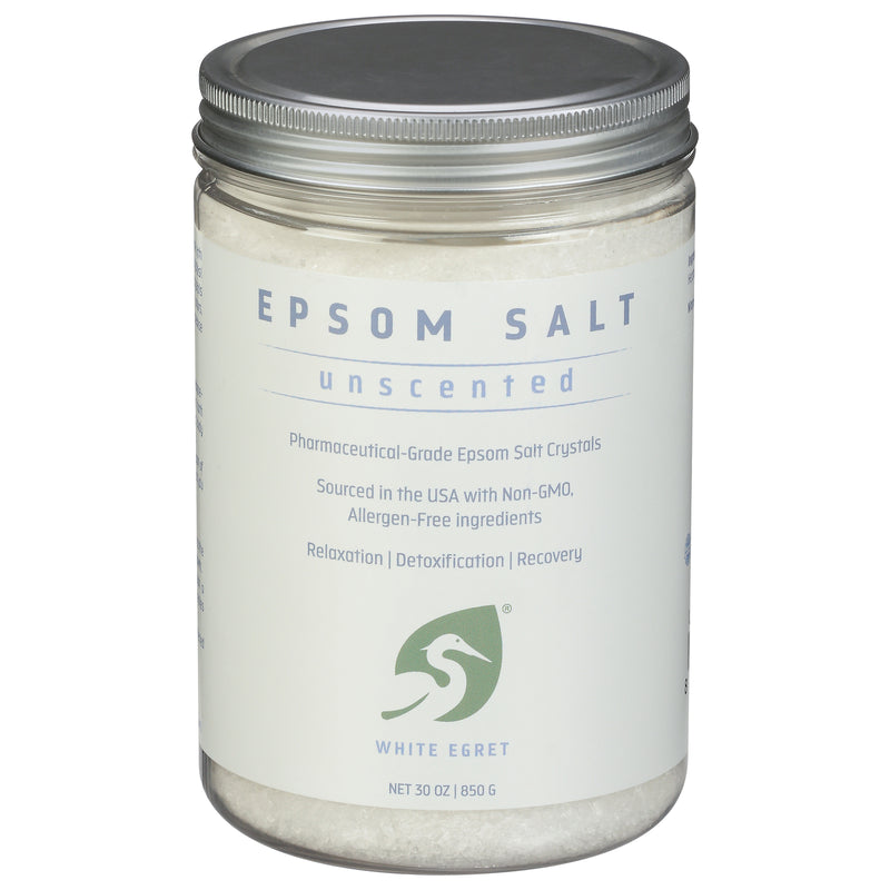 White Egret Epsom Salt Unscented, 1 Each, 30 Oz - Cozy Farm 