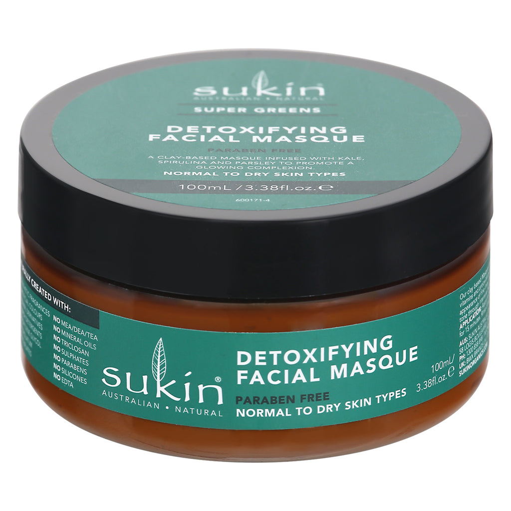 Sukin - Clay Masque Detoxifying - 1 Each - 3.38 Fz - Cozy Farm 