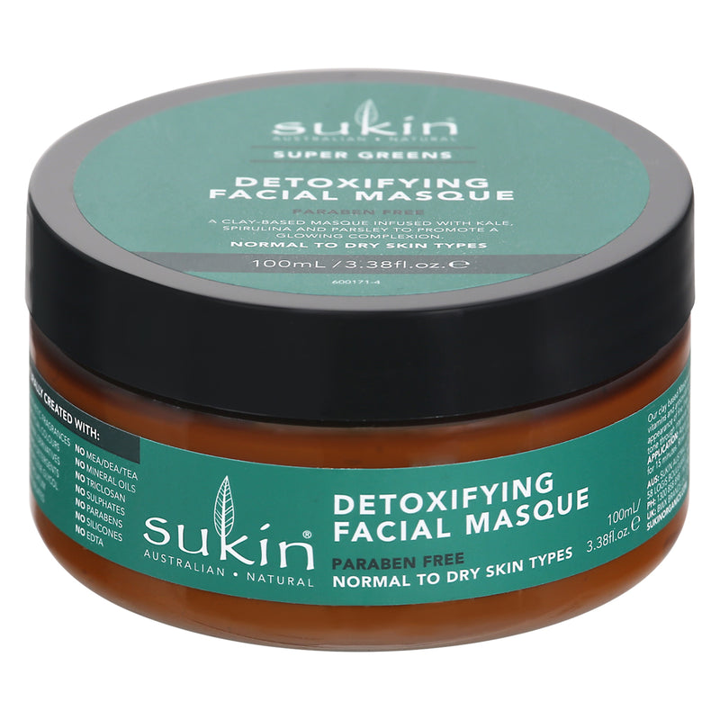Sukin Detoxifying Clay Masque - 3.38 Fz - Cozy Farm 