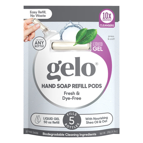 Gelo Gel Hand Soap Refill Fresh - 50 Oz - Cozy Farm 