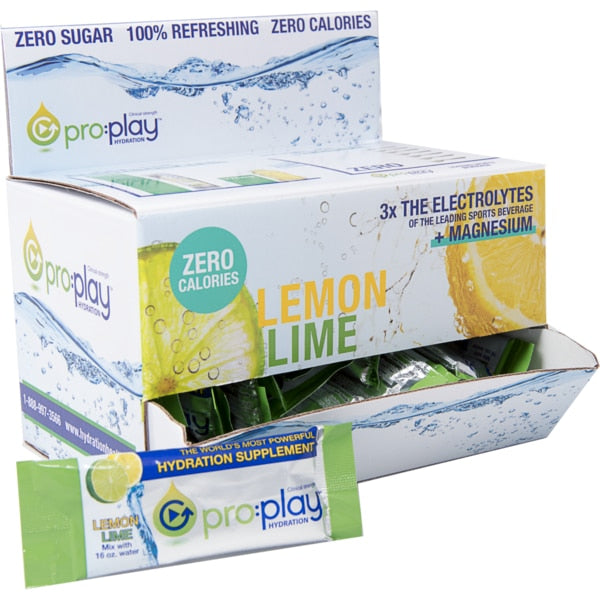 Hydration Health Products - Hyd Powder Proplay Lemon Lime (Pack of 50) - Cozy Farm 