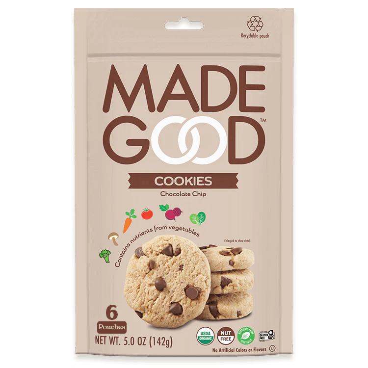 MadeGood (Pack of 6) Choco Chip Cookies - 5 Oz - Cozy Farm 