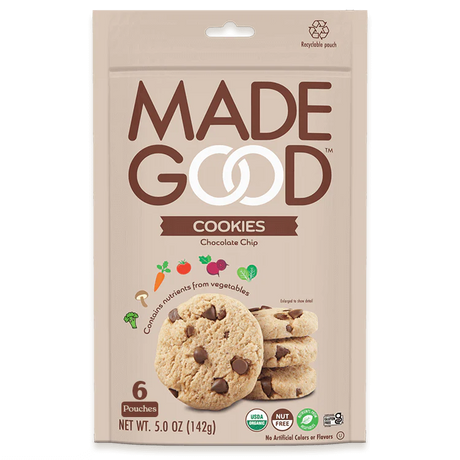 MadeGood Choco Chip Cookies - 6 Pack - 5 Oz - Cozy Farm 