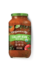 Organicville Pasta Sauce with Herbs Wheel, 6-Pack, 24 Oz - Cozy Farm 