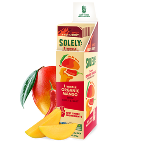 Solely Fruit Beef Jerky Mango with Chili (Pack of 12 - 8 oz) - Cozy Farm 